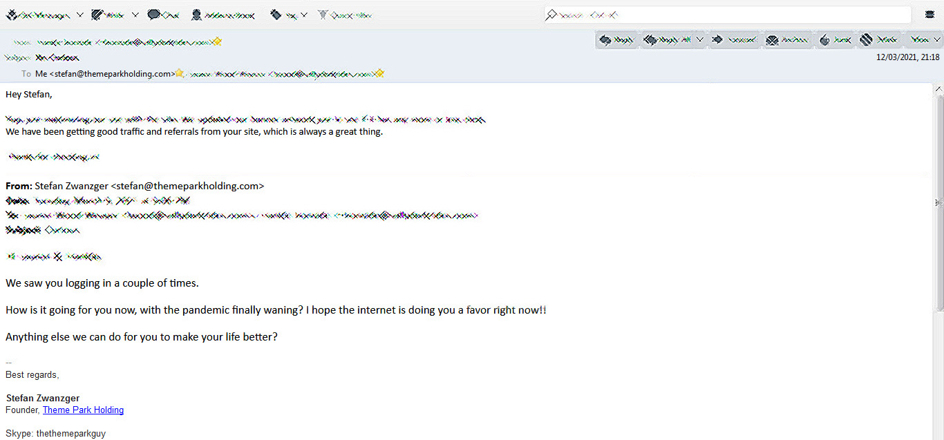 Real Client Email
